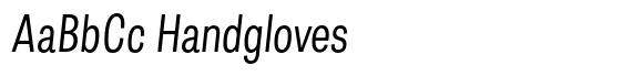 Berna Condensed Light Italic image