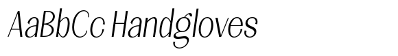 Natharie Extra Light Condensed Slant image