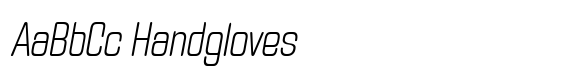Rounvia Extra Light Condensed Italic image