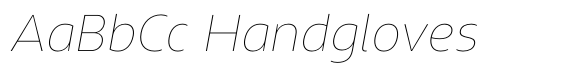 Apacible Thin Italic font sample