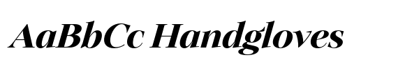 Ozana Pro Display Bold italic image