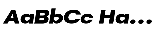 DTF Vectra Neue Extra Bold Semi Expanded Italic image