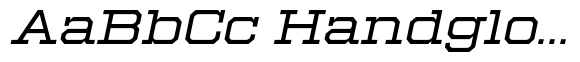 Hattrick Serif Italic Extralight Expanded image