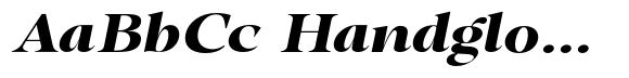 Gustian Bold Semi Expanded Italic image
