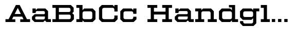 Hattrick Serif Regular Expanded image
