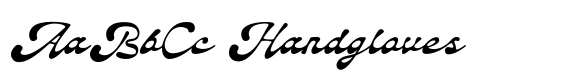 Daux Lavande Regular font sample