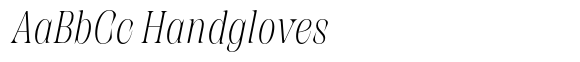 Rigeras Extra Light Sr75 Italic Condensed image