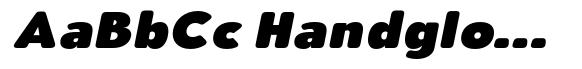 Aukim II Rounded Extra Black Wide Italic image