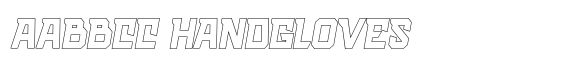 Scorety Italic Outline font sample