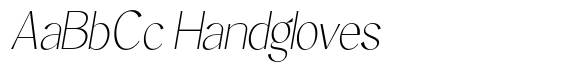 Cristecy Thin Condensed Slanted image