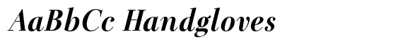 Chic Style Bold Italic font sample