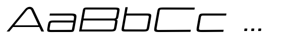 Vexora Variable Vexora ExtraLight SemiExpanded Italic image