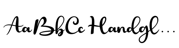 Chic baby font sample