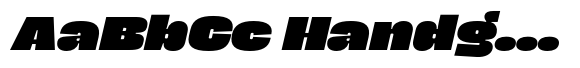 Spanik ExtraBlack Expanded Italic image
