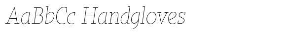 Sky Serif Light Italic image