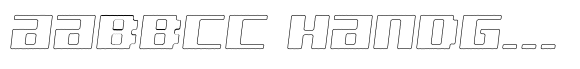 OT Lotti Scratch Outline Italic image