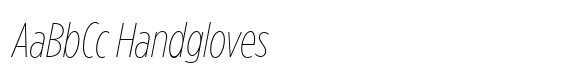Gotham Condensed Thin Italic image