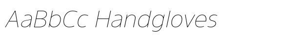 Silurum Thin Italic font sample
