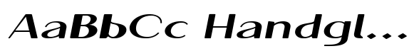 Mitzu Bold Ultra Expanded Italic image