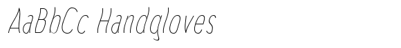 Aukim II Shape Thin Compressed Italic image