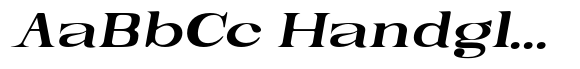 Serapha Serif Smooth Black Expanded Italic image