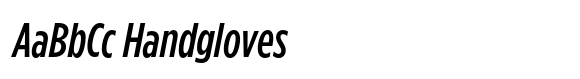 Gotham Condensed Medium Italic image