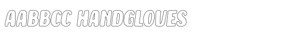 Adorable Dear Eroded Outline Italic image