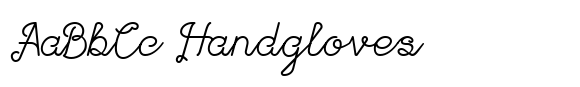 Bouvardia Regular font sample