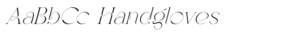 Sirenik Italic font sample