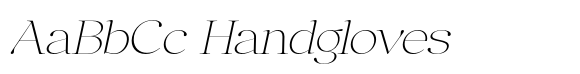 Anglica Serif Extra Light Expanded Slanted image