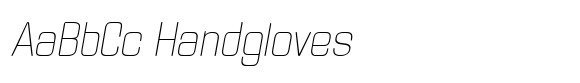 Rounvia Thin Semi Condensed Italic image