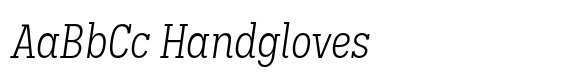 Palo Slab Condensed Light Italic image