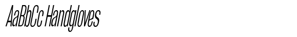 Grivon V02 Ultra Condensed Slant image