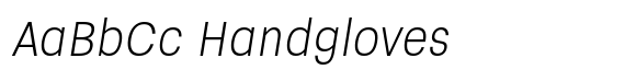 Soliden Light Condensed Oblique font sample
