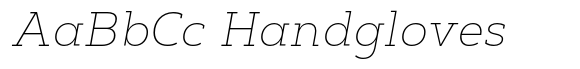 Artegra Slab Thin Italic image