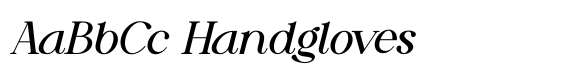 Lagoonya Italic font sample