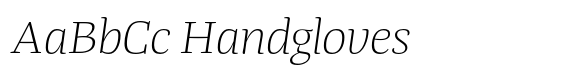 Tanger Serif Wide Light Italic image