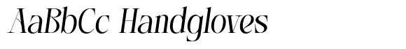 Ausle Italic font sample