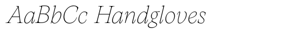 Artusi Extralight Italic image