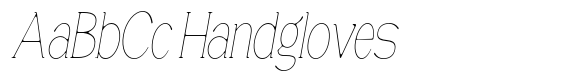 Magres Soft Thin Condensed Italic image