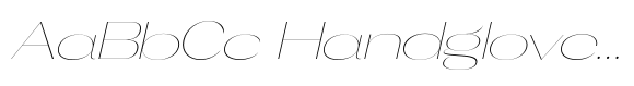Orelo Expanded Thin Italic image