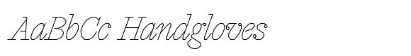 P Kiko Thin Italic font sample