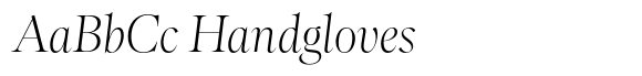 Aman Thin Display Italic image