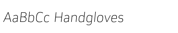 Nogal Thin Italic image