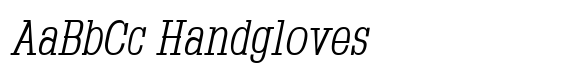 Montrex Slab Light Condensed Italic image