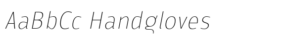 Mally Condensed Thim Italic image