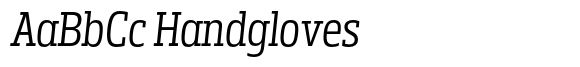 Miura Slab Narrow Regular Italic font sample