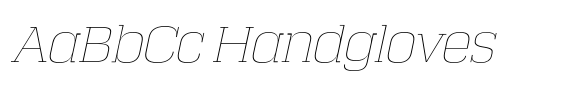 Calypso E Thin Italic image