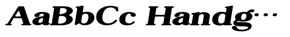 Reding Soft Contrast Extra Expanded Italic image