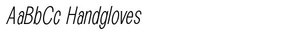 Epigraphy Condensed Extra Light Italic image
